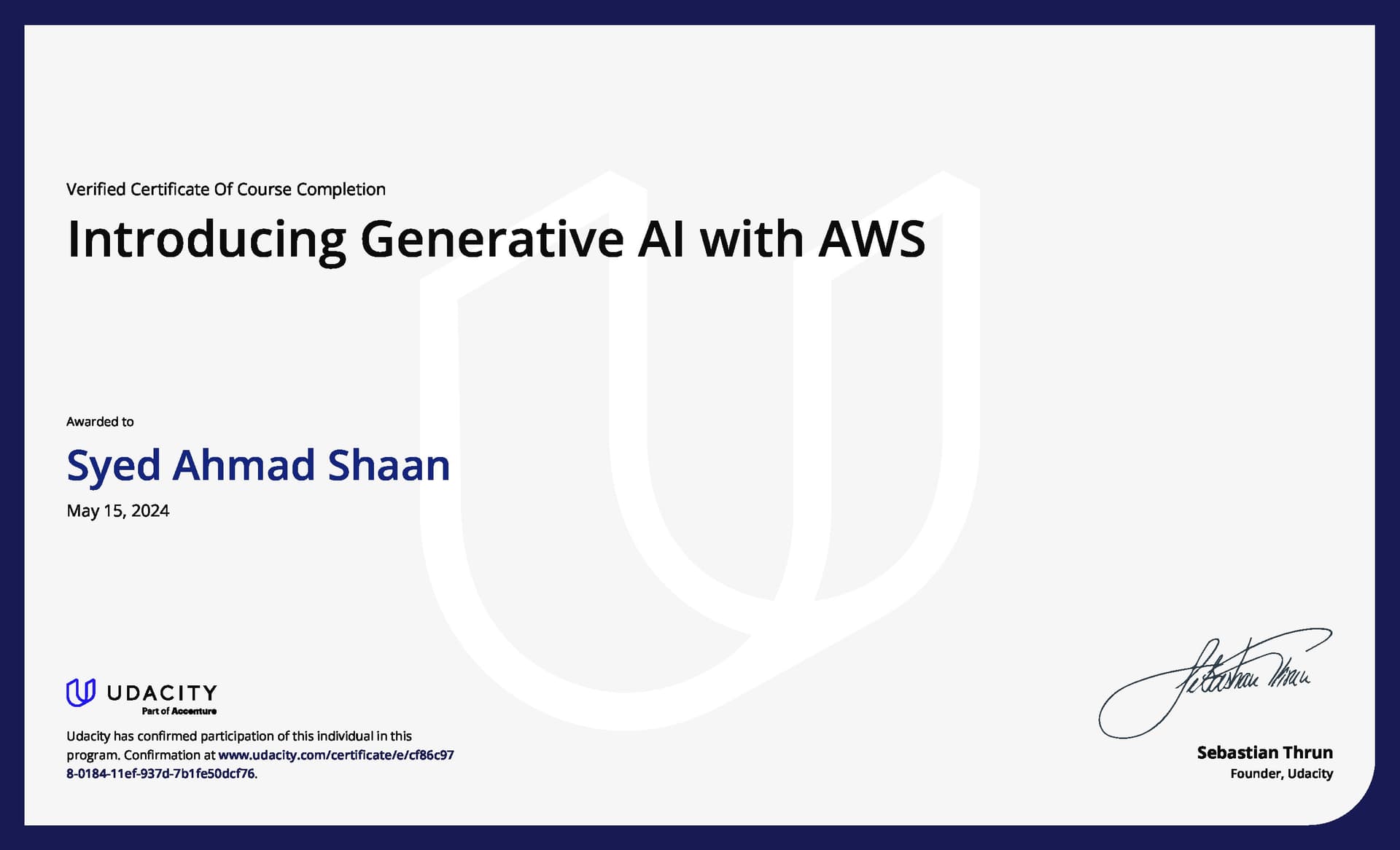 Generative AI with AWS